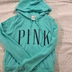 VS PINK Hoodie in Sea Foam